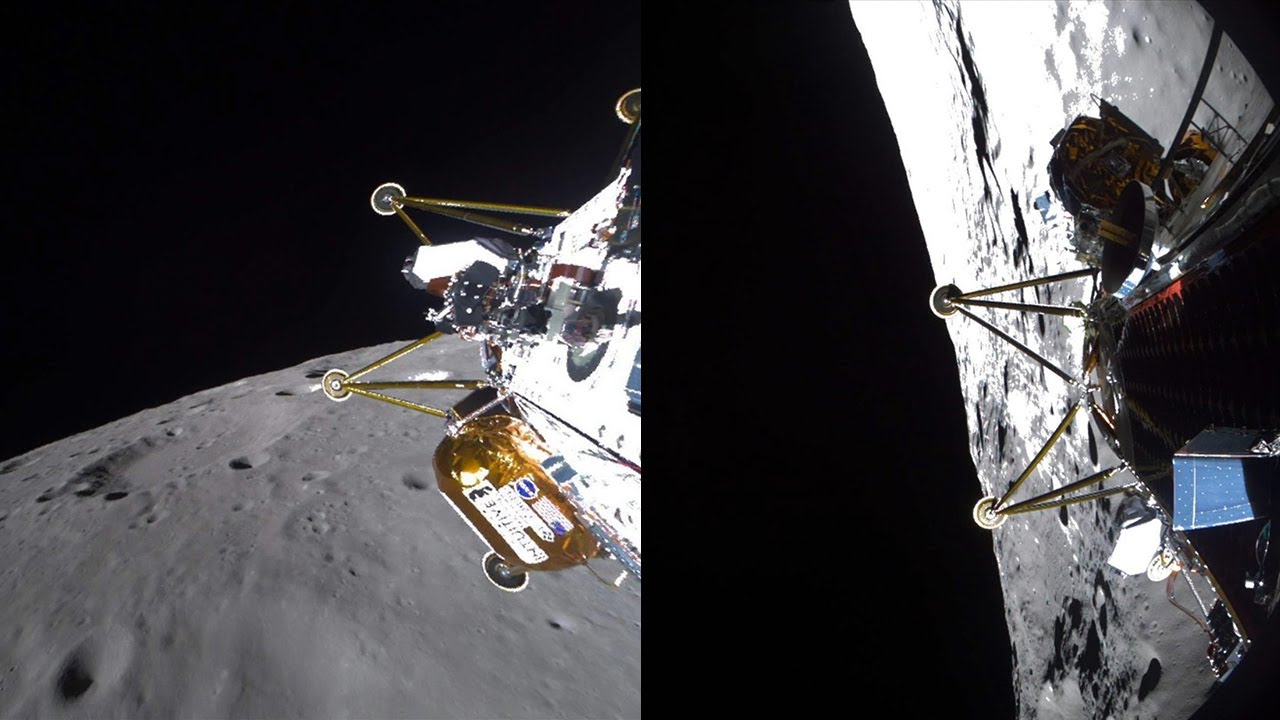 Intuitive Machines' Athena Lands on the Moon, Then Dies - Sky