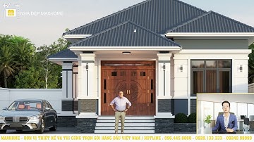 NHÀ MỚI 2024 cực đẹp mà RẺ do Maxhome thiết kế thi công trọn gói cấp 4 mái Nhật | MH02913
