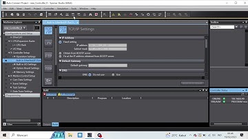 Sysmac Studio Ip Configuration For PLC Omron NX