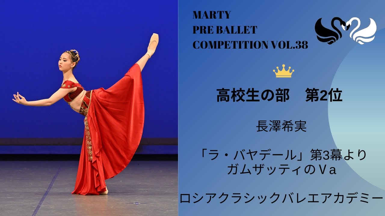 マーティプレバレエコンクールvol.38 高校生の部 第2位 - YouTube