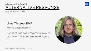 Addressing the need for a skilled alternative response workforce, with Amy Watson PhD