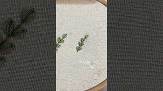 Easy Cute Leaf Embroidery ๐