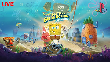 SpongeBob: Battle For Bikini Bottom Rehydrated (PS4) 100% Playthrough - Part 1