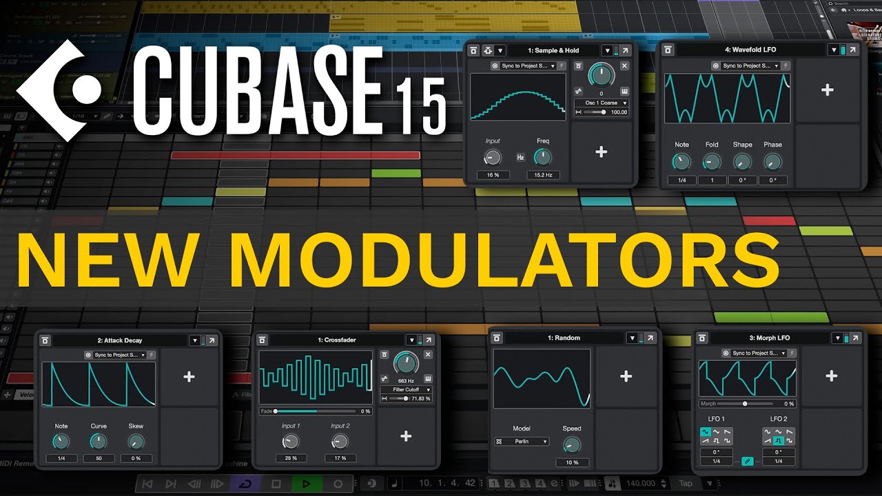 Cubase 15: Expression Maps, rich patterns, updated Modulators