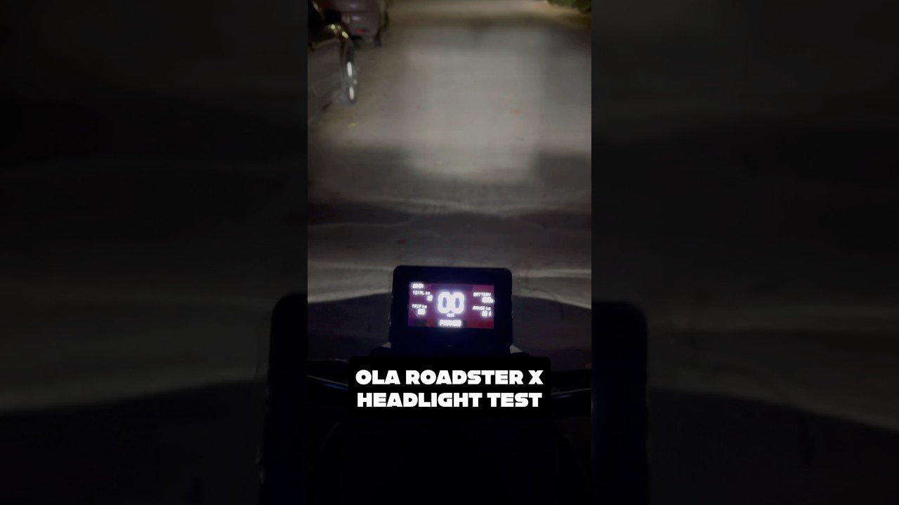 Ola Roadster X | Проверка фар | Проверка задних фонарей | Проверка поворотников