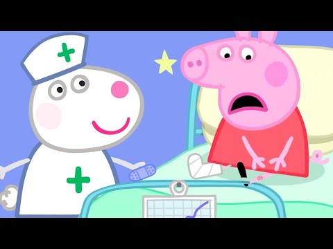 Peppa Pig Falls Over And Gets A Boo Boo | Peppa Pig Official Channel Family Kids Cartoons