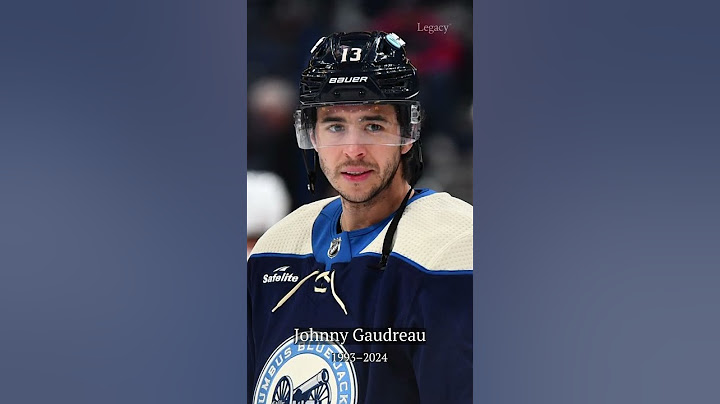 The tragic loss of hockey star Johnny Gaudreau #rip #johnnygaudreau