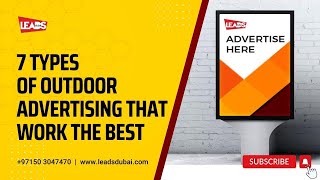 7 Types of Outdoor Advertising that Work the Best 📢