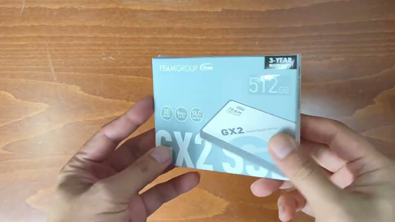 Unboxing Teamgroup GX2 512GB 2.5