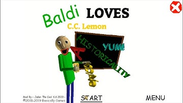 Baldi loves C.C. Lemon (baldi
