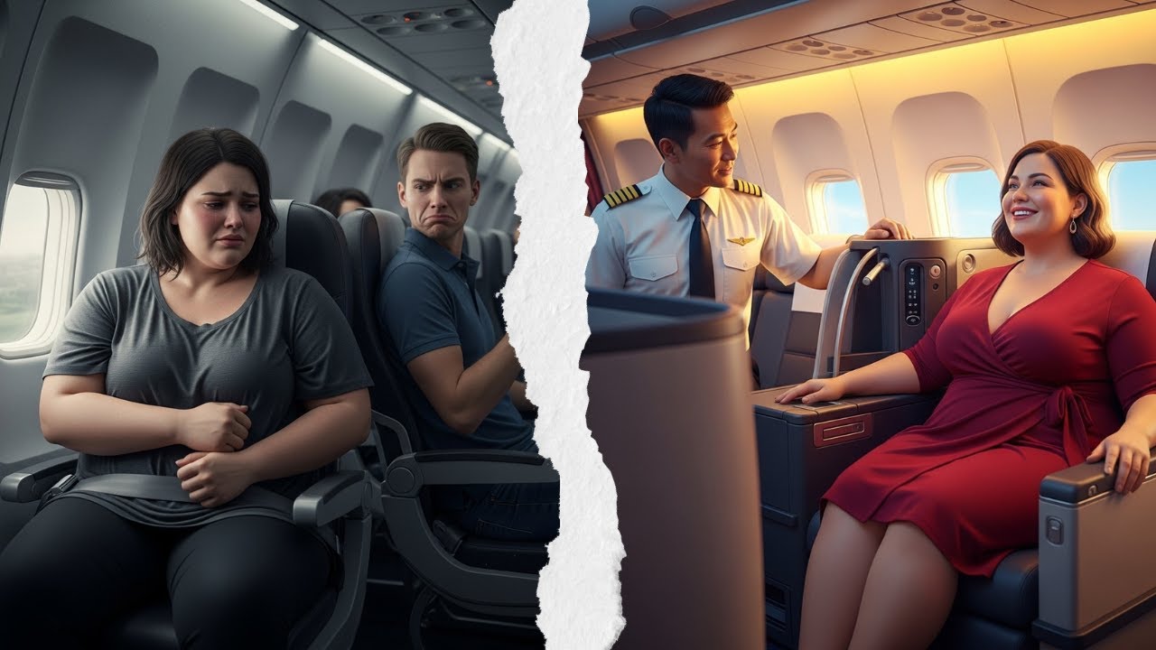 They Whispered She Was “Too FAT to Fly” — The Pilot Upgraded Her to First Class Within Minutes