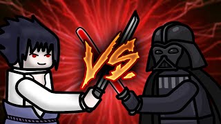 Lego Sasuke Vs. Darth Vader Stop motion