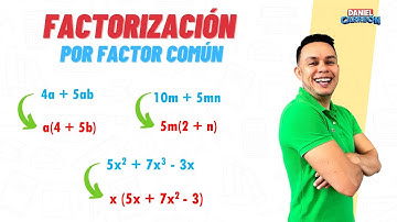 FACTORIZACIÓN POR FACTOR COMÚN Super facil - Para principiantes