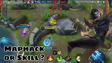 // Maphack or Skill ? Ultimate prediction. // Mobile legends khufra.