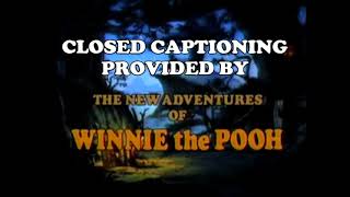 The New Adventures of Winnie the Pooh - Closed Captioning Message