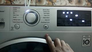 How to turn ON/OFF sound in LG washing machine 2019 model. Resimi