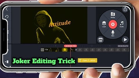 How to create Joker Intro For YouTuber Video / in kinemaster) kinemaster Tutorial / Top Creators