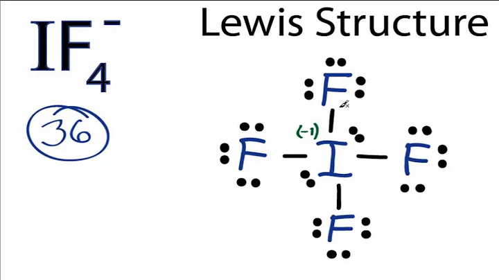 IF4- Lewis Structure: How to Draw the Lewis Structure for IF4-