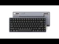 LOFREE Flow84 Low Profile Mechanical Keyboard Review 75 Percent Black Phantom Tactile