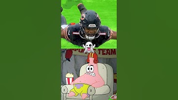 Patrick Star Reacts to Football Player Justin Fields!? #Sports #Shorts #NFL