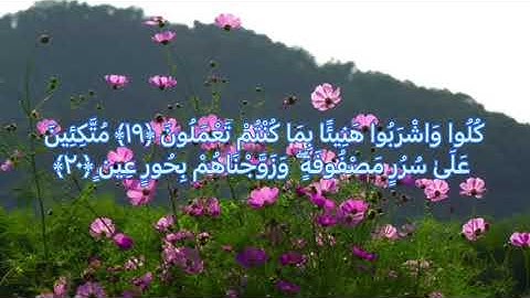 ان المتقين في جنات ونعيم سورة الطور الشيخ المنشاوي