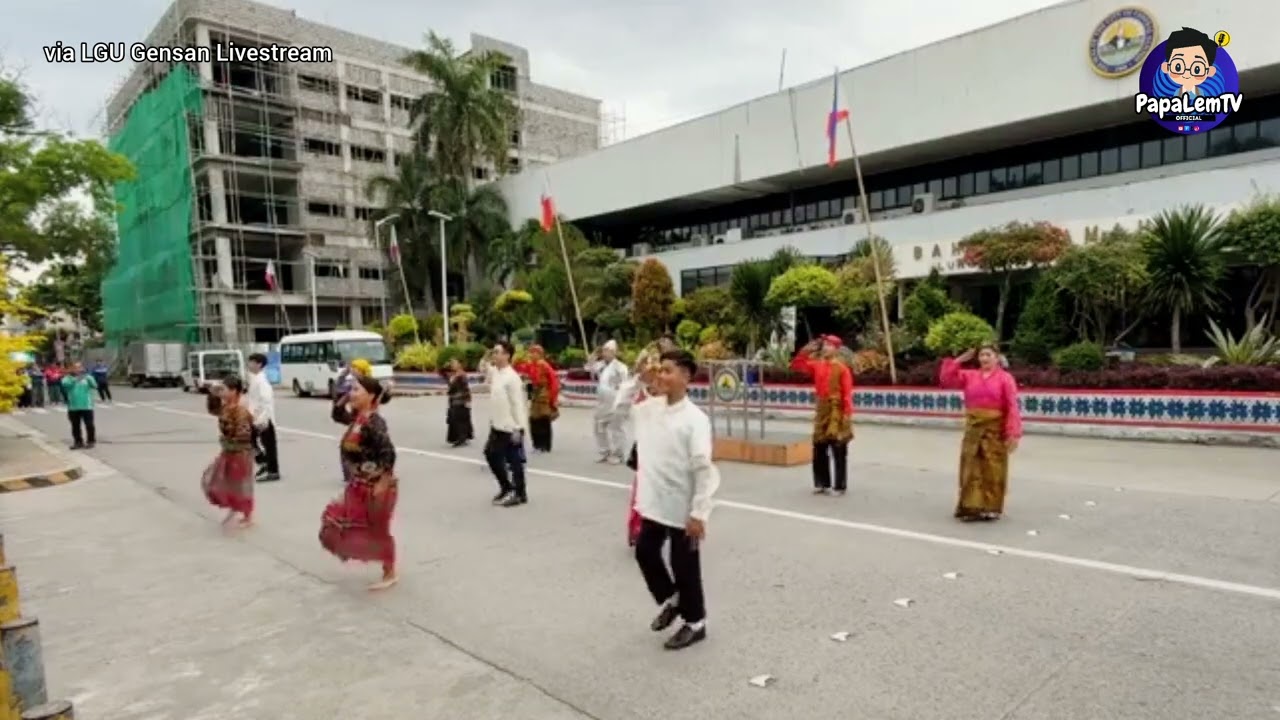 Официальные унифицированные танцевальные шаги городского гимна генерала Сантоса