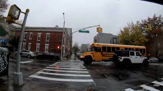 ⁴ᴷ⁶⁰ Walking from Astoria to Long Island City, Queens in the Rain : November 13, 2018