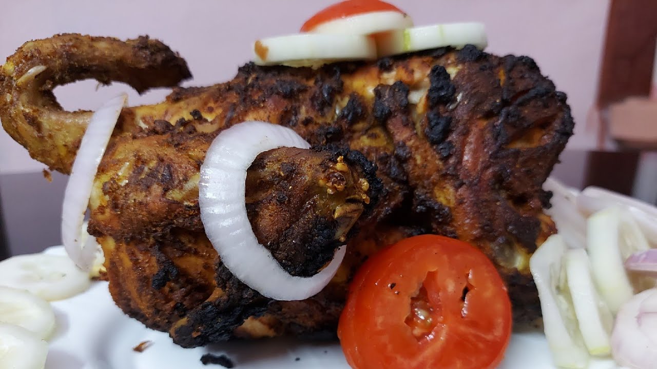 Full chicken Grilled Recipe Village style grilling whole chicken grilled village style 