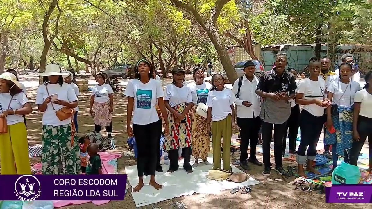 EXCURSÃO NA FLORESTA DA ILHA DE LUANDA - CORO ESCODOM IEBA REGIÃO SUL DE LUANDA 