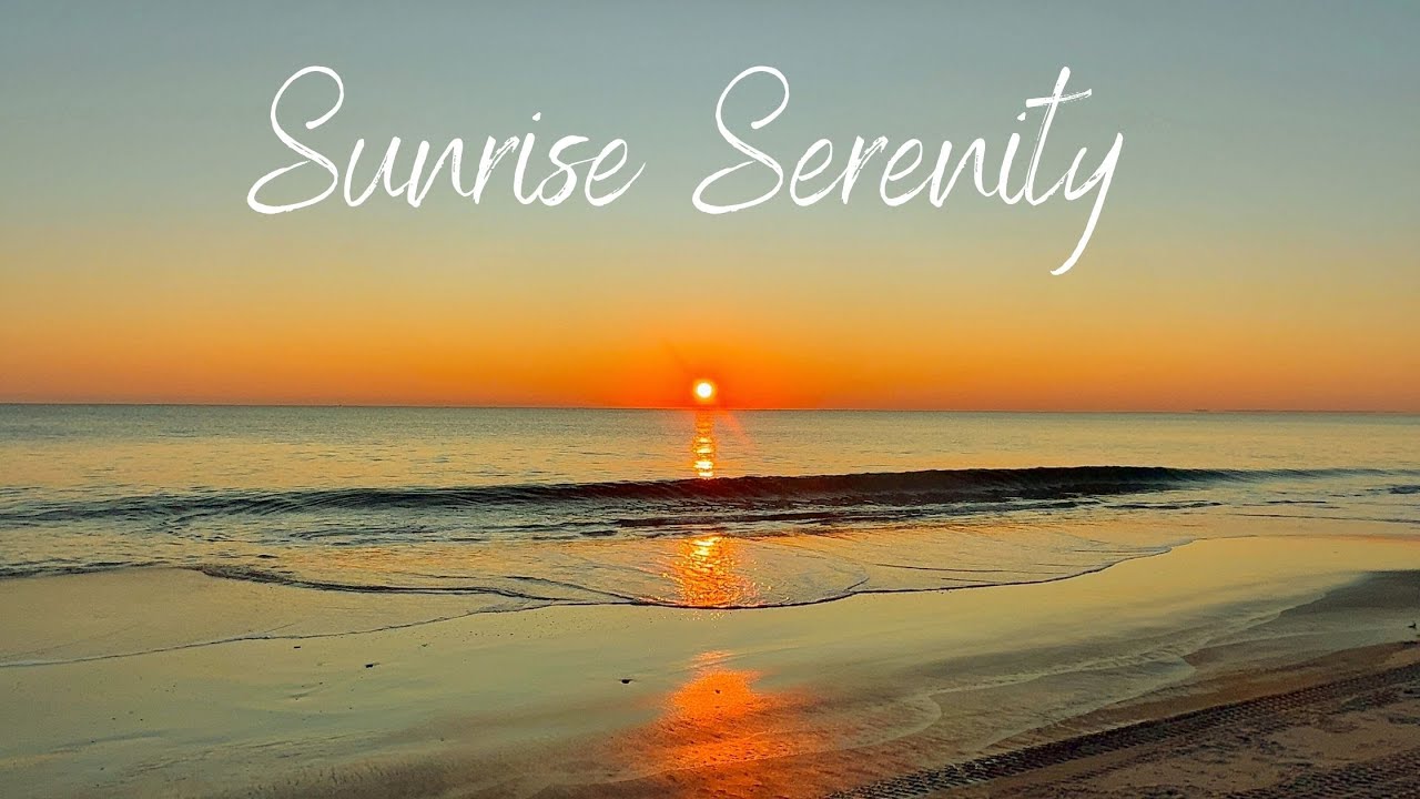 Beach Sunrise with Crashing Waves - Perfect for Relaxation, Meditation and Falling into Deep Sleep