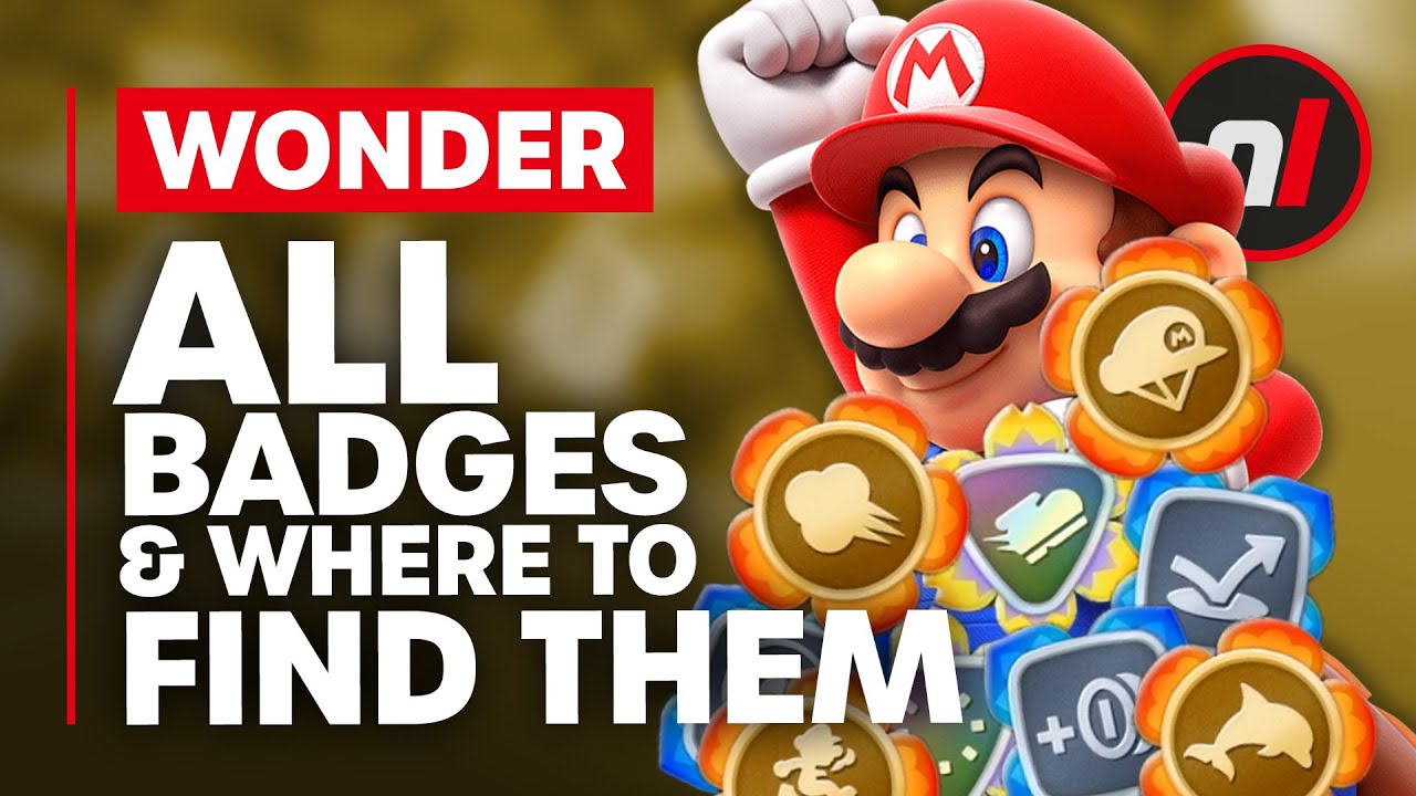 ALL Badges in Super Mario Bros. Wonder… and How to Find Them