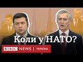 "Росія підштовхнула Україну до НАТО": зустріч Зеленського і Столтенберга