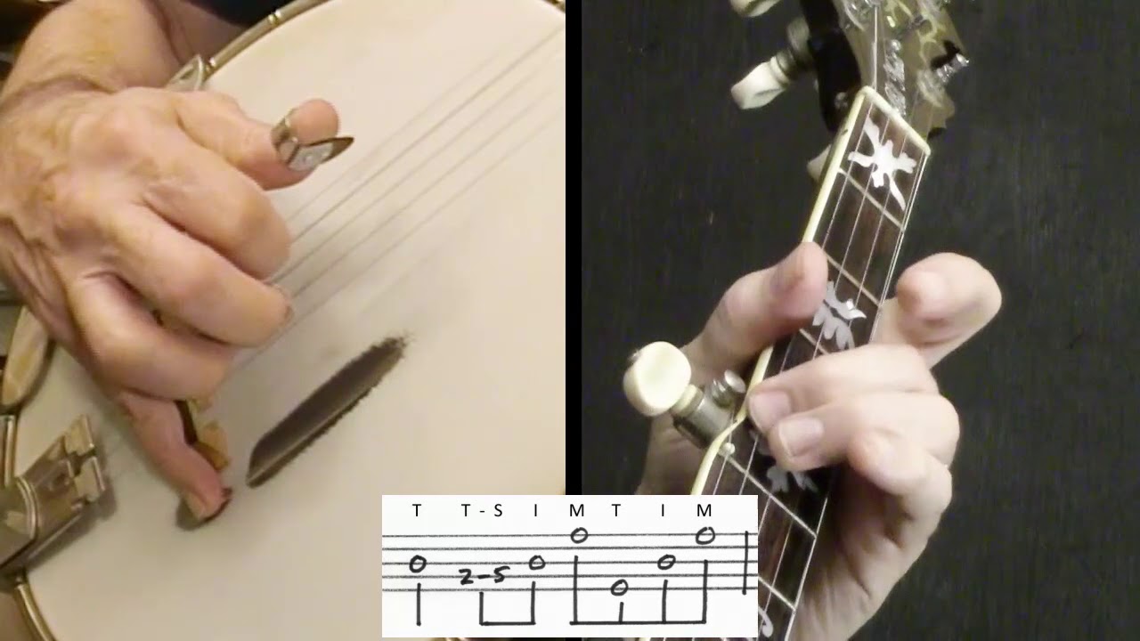 "Good Old Mountain Dew"-- 5-String Bluegrass Banjo Tutorial