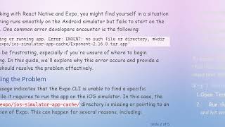 How to Fix the Unable to Run Expo Project on iOS Simulator Error screenshot 4