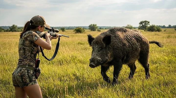 GIANT MONSTER BOARS HUNT! Perfect Shots & Fearless Dogs – Wild Boar Hunting Action