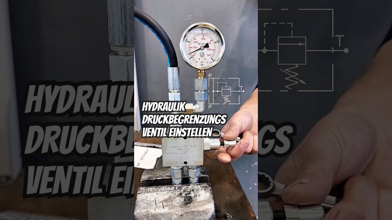 Hydraulik Druckbegrenzungsventil DBV einstellen: So funktioniert’s 🔄⏱️ 