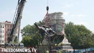 Robert E Lee Statue REMOVED - The Full Experience