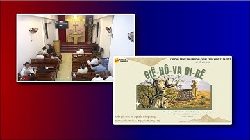 Mục sư: Nguyễn Hùng Dũng. Chủ đề: Giê-hô-va Di-rê.