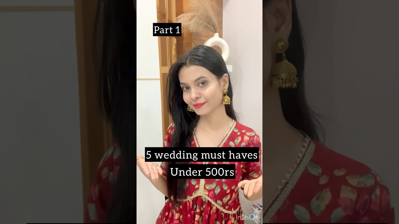 5 wedding must haves. 