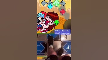 Fnf week 7 on a ddr pad