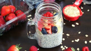 Healthy overnight oats recipe for weight loss
