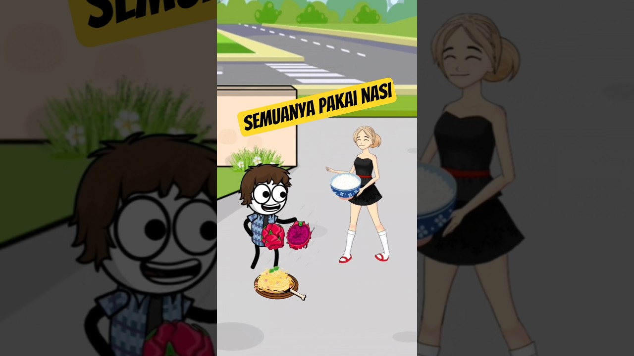 Semunya Pakai Nasi #shorts #shortvideo #comedy #trending