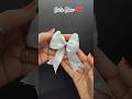 How to make easy bow 🎀 #diy​ #art​ #craft​ #howtomake​ #easy​ #bow​