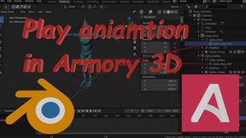 Play an animation in armory 3d Problem solved