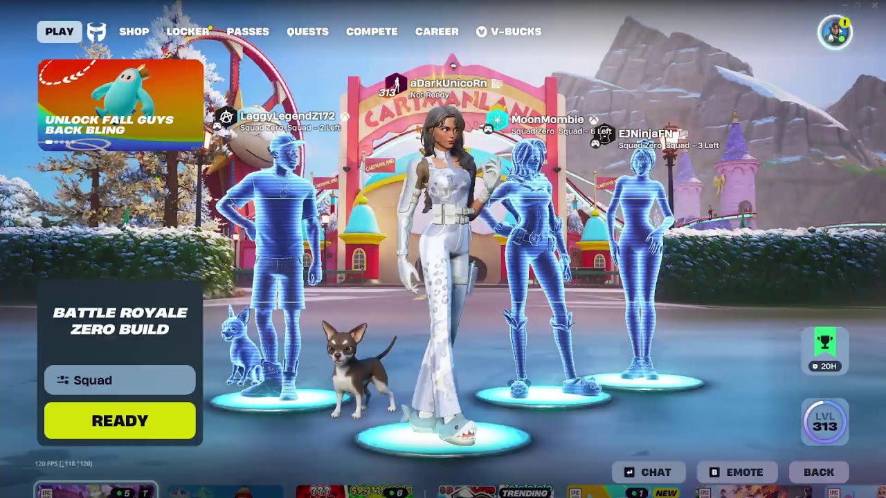 🔴Fortnite Famnite LIVE! MISSION: Fetch the Stick! Pt.10,— Going for the Crown