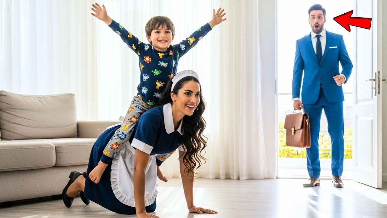 O filho autista do milionário vivia em silêncio — até que a nova empregada  fez algo que...