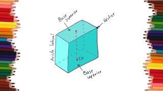 como dibujar un prisma rectangular | Dibujos faciles