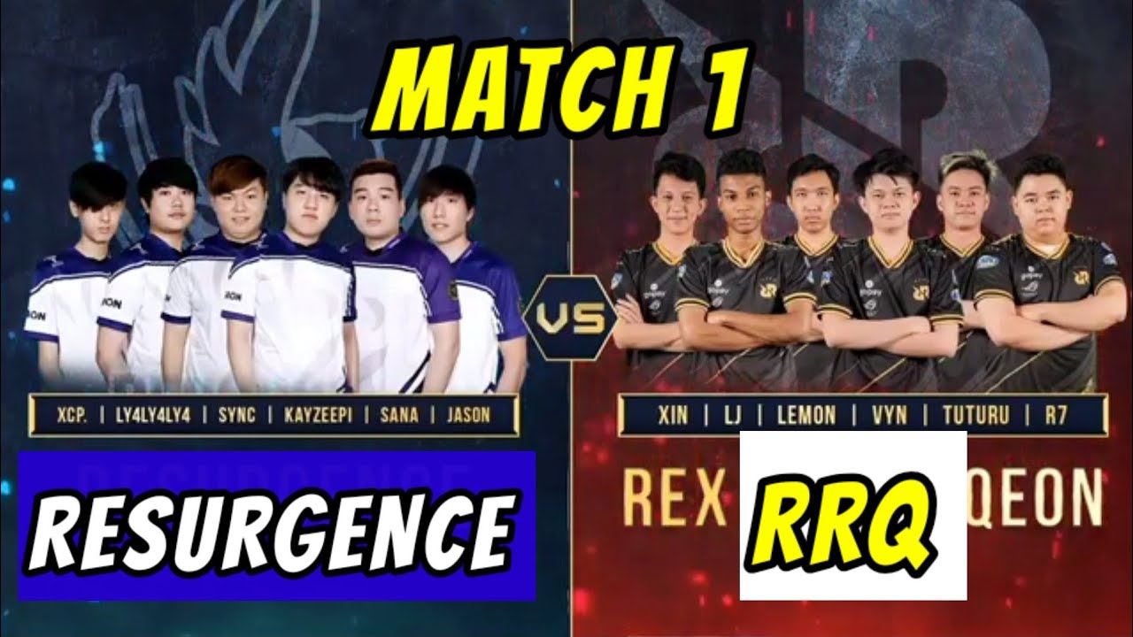 RRQ VS RESURGENCE MATCH 1 MPL INVITATIONAL