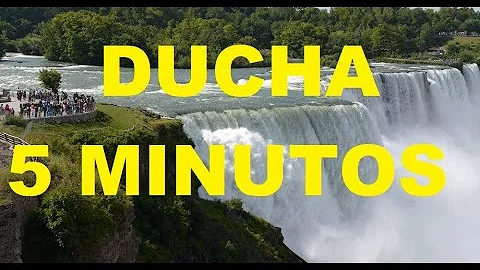 ¿Cuánta agua ahorras si reduces 5 minutos tu ducha?