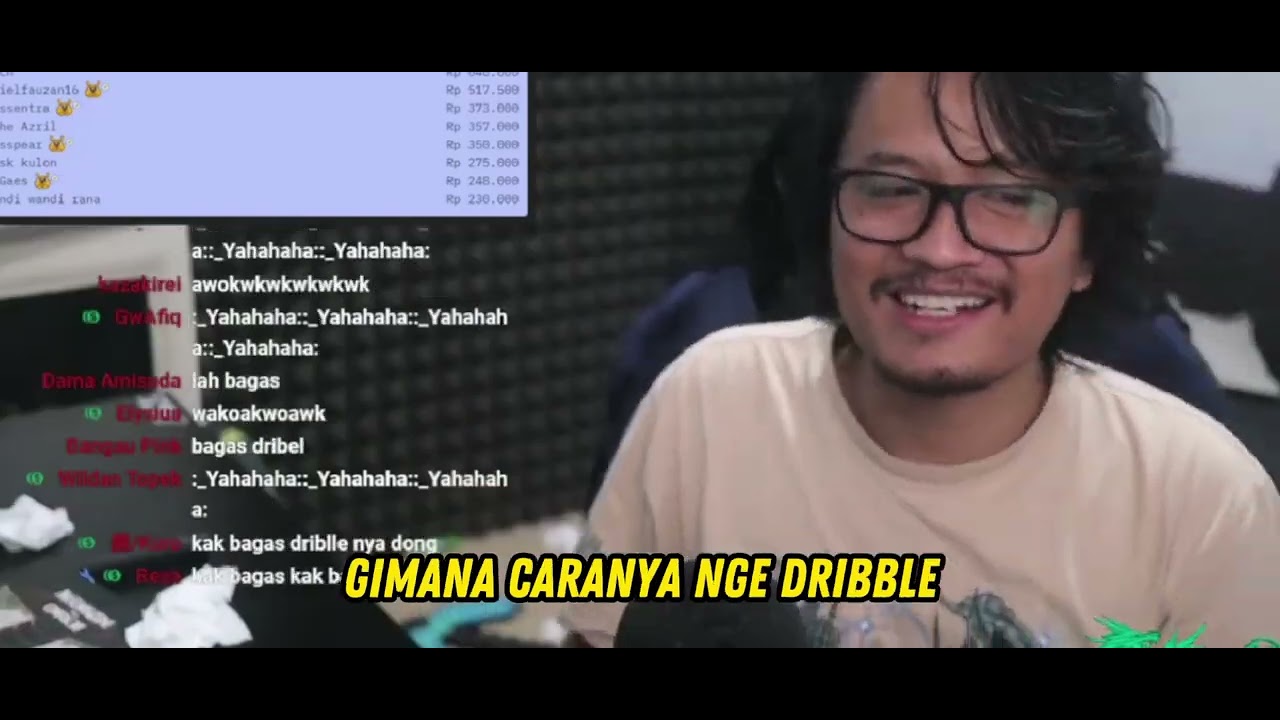 Om Ray dribble ft Bagas dribble wkwkwk - YouTube